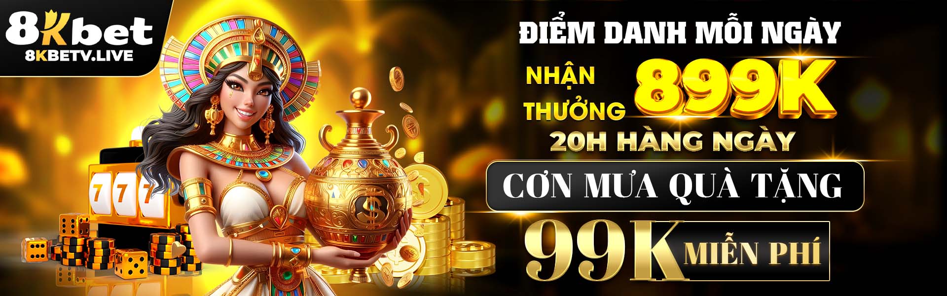 8kbet - điểm danh thưởng 899k